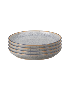 Denby Studio Grey Small Coupe Plate (x4)