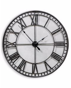 Large Black Skeleton Clock