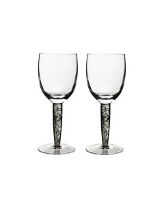 Denby Jet White Wine Glass - 2 Pack