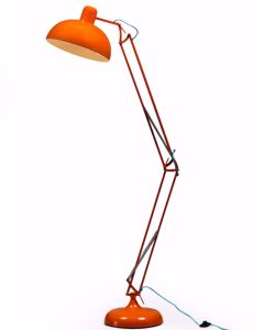 Orange XL Classic Desk Style Floor Lamp