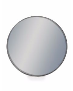 Small Round Silver Framed Arden Mirror