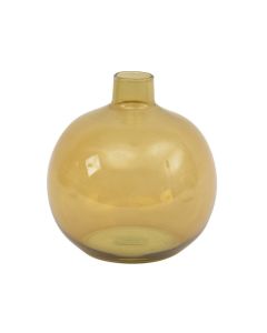 Okaido Round Amber Vase Small