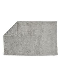 Christy Reversible Bath Rugs - Silver