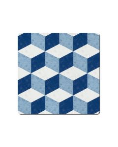 Denby Blue Geometric Placemats S/6