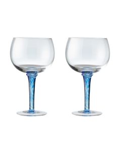 Denby Imperial Blue Gin Glasses - S/2
