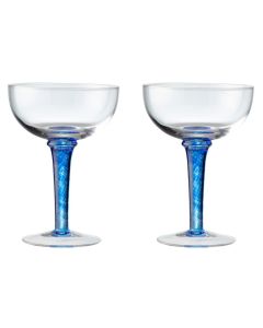 Denby Imperial Blue Champagne Saucers