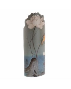 Dartington Kingfisher With Lotus Vase