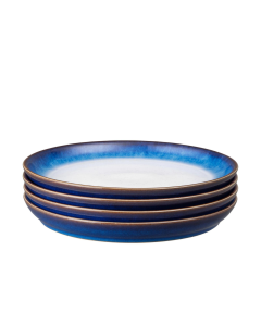 Denby Blue Haze 4 PC Dinner Coupe Plate