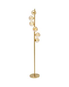 Scala Ball Brass Floor Lamp