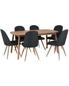 Oslo Dining Set + 6x Reya Chairs