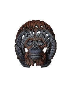 Orangutan Bust Edge Sculpture
