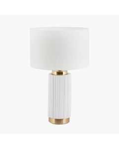 Ionic White Table Lamp