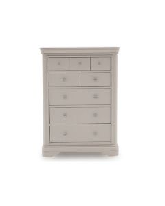 Auvergne Painted Tall Chest 8 Drawer