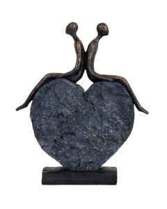 Couple's Love Heart Sculpture
