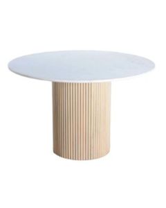 Flute 120cm Round Dining Table