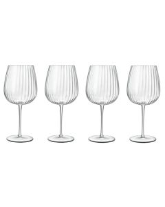 Optica Burgundy Glasses Set/4
