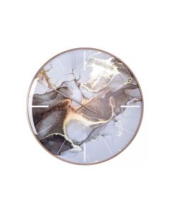 Oyster Copper Grand Clock - 26 Inch