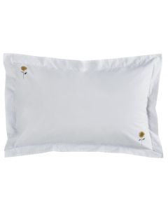 Sunflower White Oxford Pillowcase Pair