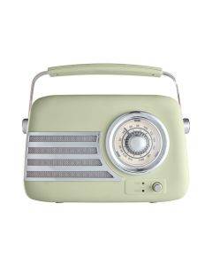 Sage Green Akai Vintage Bluetooth Radio