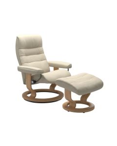Stressless Large Opal Chair & Stool