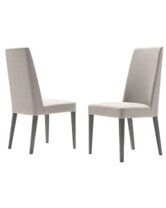 Graphite Pair of PVC Chairs