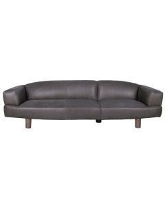 Titanium 4 Seater Leather Stock Sofa