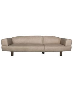 Titanium 3 Seater Leather Sofa
