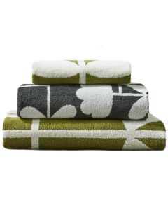 Cut Stem Moss/Charcoal Towel