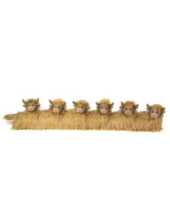 Dora Angus Highland Cow Draught Excluder