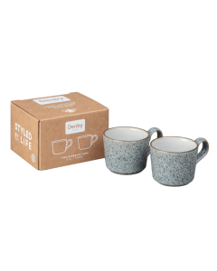 Denby Studio Grey Espresso Brew Cups(x2)
