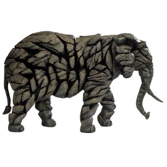 Elephant Edge Sculpture - Mocha