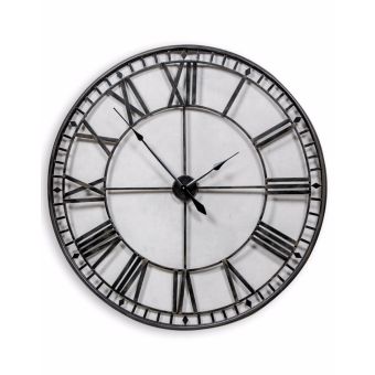 Large Black Skeleton Clock