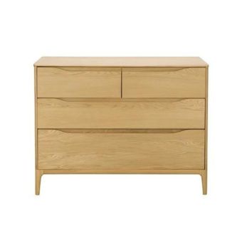Rimini 4 Drawer Low Wide Chest