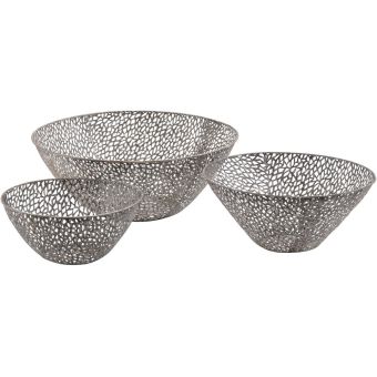 Caprio Set of 3 Wire Bowls