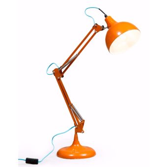 Orange Traditional Desk Lamp