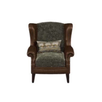 Constable Wing Chair with Scatters