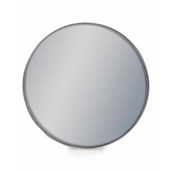 Medium Round Silver Framed Arden Mirror