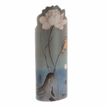 Dartington Kingfisher With Lotus Vase
