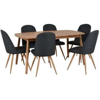 Oslo Dining Set + 6x Reya Chairs