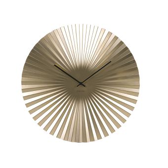 Sensu Steel Gold XL Wall Clock