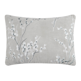 Pussy Willow Emb Steel Cushion
