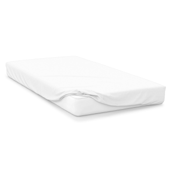Egyptian Cotton 200 Fitted 38cm White