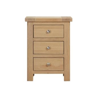 Coniston 3 Drawer Bedside Cabinet