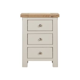 Coniston Painted 3 Drawer Bedside
