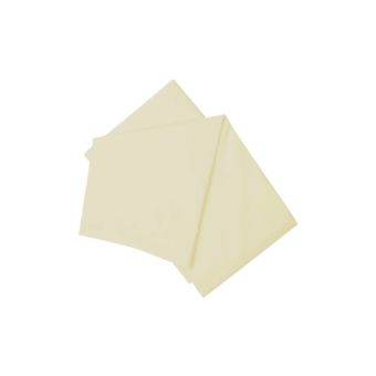 Cotton Polyester Flat Sheet - Ivory