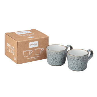 Denby Studio Grey Espresso Brew Cups(x2)